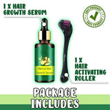 NEW 7 Day Herb Germinal Serum Organic Hair Regrowth Kit Ginger Anti-Hair Loss, Extract natural ginger ingredients