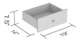 New in box! Modern Farmhouse inspired TV Stand-58"Long/Brown Reclaimed Wood with 4 Shelves and 1 Drawer for Living Room - Safdie & Co
