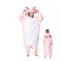 New Adults Unisex salamander kigurumi Onesie, Sz M Oversized