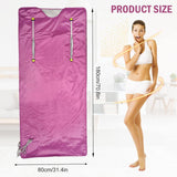 New 2 Zone Digital Far-Infrared (FIR) Oxford Sauna Blanket Body Shaper Professional Detox Therapy Anti Ageing Beauty Machine(Purple) Retails $229+