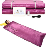 New 2 Zone Digital Far-Infrared (FIR) Oxford Sauna Blanket Body Shaper Professional Detox Therapy Anti Ageing Beauty Machine(Purple) Retails $229+