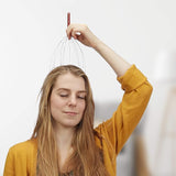 New Manual Head Massage Tool for Relaxing Scalp Pink, scalp massager