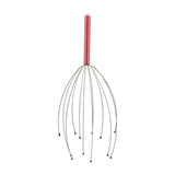 New Manual Head Massage Tool for Relaxing Scalp Pink, scalp massager