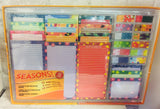 New Large Set of Across the Seasons Memo Note Pads! A Year's Supply of Memo Pads & More! Magnetic backs! Retail $50+