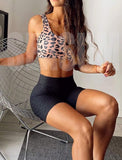 New SEASUM Women Workout Shorts Brazilian Textured Booty Leggings Shorts Anti-Cellulite Scrunch Butt Lift Black, Sz M