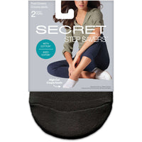 New Secret Collection  Sneaker Cut Cotton Footcover - ONE SIZE Black! Retails $11+