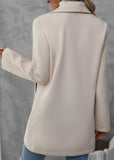 New SHEIN Women’s 1 Button Coat Beige Sz XXL!