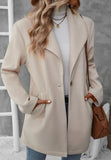 New SHEIN Women’s 1 Button Coat Beige Sz XXL!