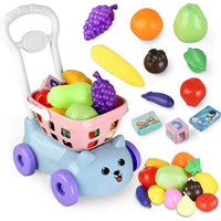 New in box! 20 Piece Toys Shopping Cart Grocery Kitchen for Children Ages 3+