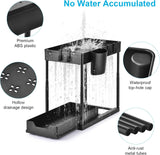 Ours is white NOT Black! Under Sink Organizers and Storage - Adjustable Height Sliding 2-Tier Pull Out Drawer Rack Multi-Purpose Under Sink Shelf Organizer for Kitchen Bathroom Under Counter Cabinet Storage