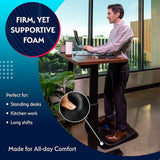 New Retails $90+ Sky Solutions Anti Fatigue Kitchen Mat – Genius Ergonomic Cushioned Floor Mats for Office or Home Standing Desk or Sink W/ Acupressure Massage Ball