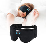 New Sleep Mask Bluetooth Headphones Wireless Earphones Bluetooth 5.3 Eye Mask for Sleeping with Ultra-Thin Speaker Microphones Meditation Travel Sleeping Eye Mask Music Eye Cover, Black