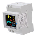 New Retails $40+ Smart Single Phase Energy Meter, D52‑2066 Household Watt‑Hour Meter Rail Type 220V Smart Single Phase Energy Meter AC40.0‑300.0V