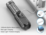 New Powerful Mini LED Flashlight Rechargeable USB 18650 Waterproof Zoom Fishing Hunting 100000 Lumens Tactical Flashlight LED Flashlight