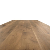 New Erie Dining Table by Modern Komfort, Made in Canada SOLID Smoked Oak Retails $2900+