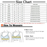 New Bras for Women - 3 Pack Snap Front Closure Bras Floral Print Lace Trim Bra Comfy Wirefree Sz 38