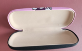 New Retails $26+ Snoopy Cartoon Glasses Case – Pink and White with Cream Lining
