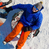 New Retails $60+ Wham-O Snowboogie Air Disc 26" | Circular Single Rider Snow Foam Sled | PE Foam Core Sled with Soft Handles | Slick Bottom for Speed & Control | Snow Sledding for Adults & Children | Holidays & Winter