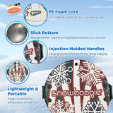 New Retails $60+ Wham-O Snowboogie Air Disc 26" | Circular Single Rider Snow Foam Sled | PE Foam Core Sled with Soft Handles | Slick Bottom for Speed & Control | Snow Sledding for Adults & Children | Holidays & Winter