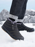 New Sz 12 Men's Snow Boots Winter Outdoor Sports Shoes Plus Velvet Thickened Waterproof And Slip-resistant Cold-resistant Boots For Outdoor Activities In -40 Degrees Celsius Sz 45 (12)