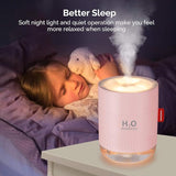 Light use, includes box! Snow Mountain H2O USB Personal Humidifier - Pink Cool Mist for Office, Home, Kitchen, Bedroom, Small Cute!