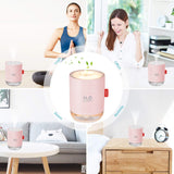 Light use, includes box! Snow Mountain H2O USB Personal Humidifier - Pink Cool Mist for Office, Home, Kitchen, Bedroom, Small Cute!