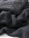 New Sunday Citizen Snug Stitch Comforter, Midnight Black, Sz Queen! Made from recycled plastic bottles! Comforter Only! Retails $450+