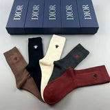 Brand socks No.342941 5 pairs / lot Free size for adults 38 Styles to choose from! Tax included
