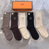Brand socks No.342941 5 pairs / lot Free size for adults 38 Styles to choose from! Tax included