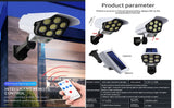 New Camera Shape Solar Light Solar Sensor Light EcoFriendly NoCharger NoPower SolarSensor Light Three Speed Working Mode Intelligent Remote Control on Off Sensor 77 LEDlight Garden,Outdoor