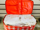 New Sonia Kashuk Beauty Train Case, Coral Gingham Print