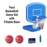 Retails $160+ New Soozier Pool Basketball Game Set With Fillable Base! Heavy Duty & Quite Large! Includes 2 Balls, Net & Pump