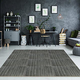NEW SORBUS Interlocking Floor Mat - Grey Wood Print, 24 Pieces 12" X 12" covers approx 24 Sq. Ft. Retails $158+