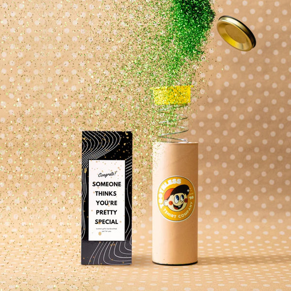 NEW Pranks Anonymous Spring Loaded Glitter Prank Retails for 40 The Warehouse Liquidation