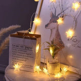 NEW 40 LED Star Lights 8 FT, warm white! Decorate your home with these beautiful ambient starry lights! Battery Operated