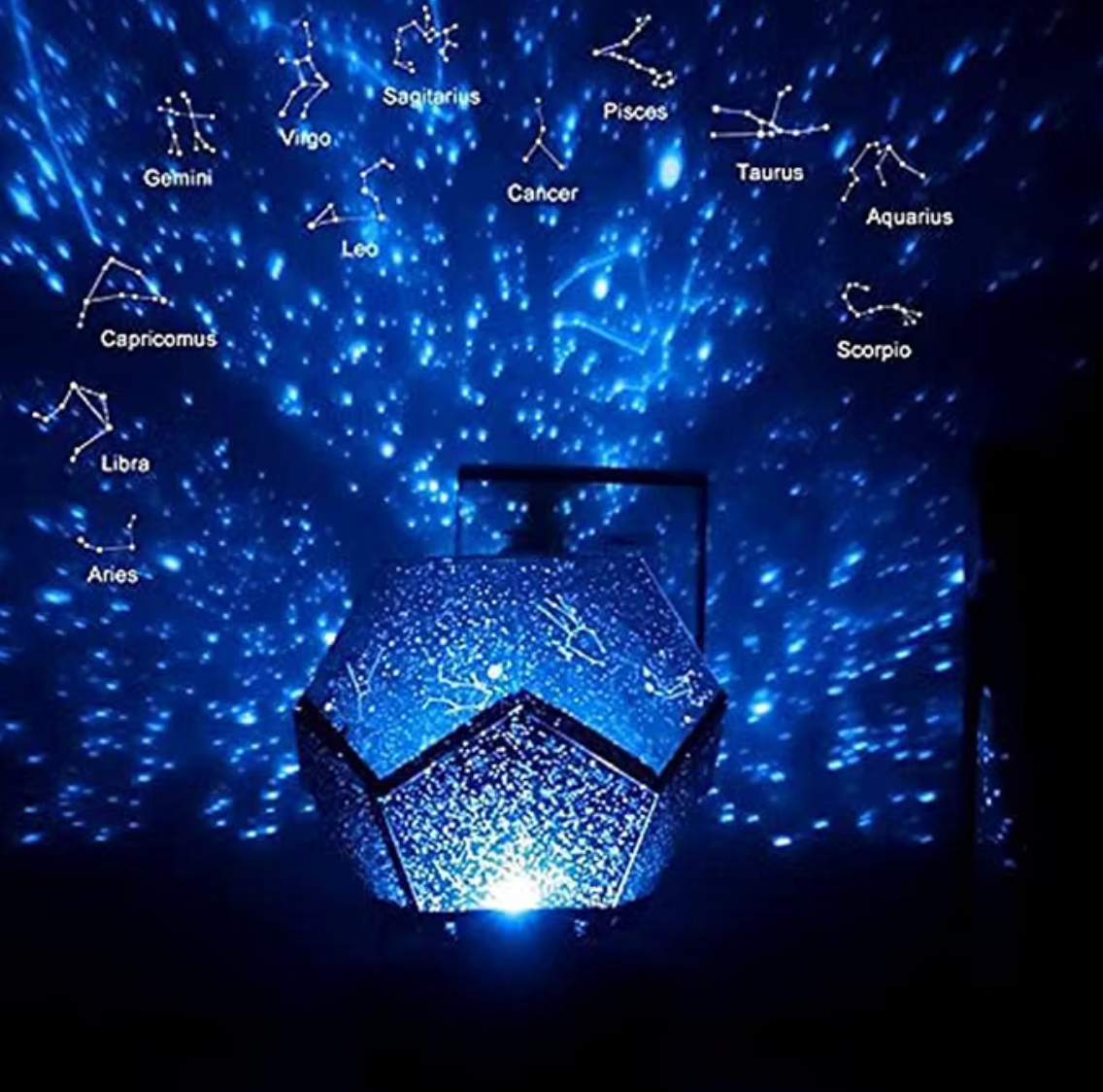 Starry Sky Projection Lamp USB Rechargeable Projector Night Light Constellation Galaxy 3D Lamp