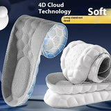 New Retails $59 US+ Stepprs Massage Insoles Cloud Insoles, Steppers Shoe Inserts Memory Foam Insoles with Arch Support (1Pair*Grey,Men 7/Women 8)