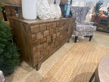 Retails $897+ Steve Silver Darby Accent Server Sofa Table Accent cabinet, 58 x 16 x 30, Walnut! NOTE: Item is new but has some imperfections/damage from transport, shown in pics!
