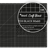 NEW Large Texi Black Self-Healing Cutting Mat, Size 24x36in, Black, Double Sided, Retails $109