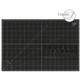 NEW Large Texi Black Self-Healing Cutting Mat, Size 24x36in, Black, Double Sided, Retails $109