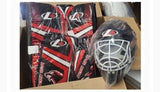 New Retails $115+ Linwood Street Hawk Street Hockey Goalie Equipment Set with Mask for ages 4+