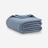 New Sunday Citizen Ribbed Lightweight Throw, incredibly snuggly, colour is denim! Retails $174+