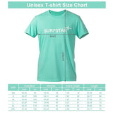 New surfstar Unisex Short Sleeve T-Shirt Turquoise Sz XXL