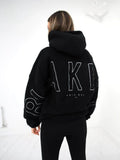 Women Embroidery hoodies No.340417 Embroidery words   4 colours  Size: S- XXL Tax included