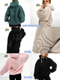Women Embroidery hoodies No.340417 Embroidery words   4 colours  Size: S- XXL Tax included