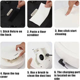 New Mini Robot Vacuum and Mop Combo, 2 in 1 Mopping Robot Vacuum Cleaner, Automatic Recharge, Slim, Quiet, Tangle-Free, Daily Schedule,Cleans Hard Floor/Pet Hair/Carpet (white)