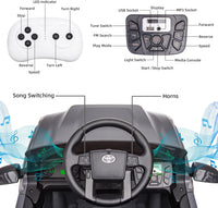 NEW Assembled Official Licensed Toyota Tacoma Ride-on Car,12V Battery Powered Electric Kids Toys Was store display has some minor surface scuffs from transport Retails $562+