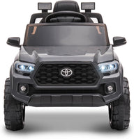 NEW Assembled Official Licensed Toyota Tacoma Ride-on Car,12V Battery Powered Electric Kids Toys Was store display has some minor surface scuffs from transport Retails $562+