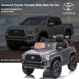 NEW Assembled Official Licensed Toyota Tacoma Ride-on Car,12V Battery Powered Electric Kids Toys Was store display has some minor surface scuffs from transport Retails $562+