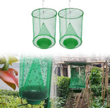 New Taicols 2 Pcs Reusable Fly Trap Outdoor Fly Catcher Ranch Fly Traps Hanging Cages Flies Catcher Killer with Cage for Farms, Ranch Fly Trap Flay Catcher The Most Effective with Pots Flay